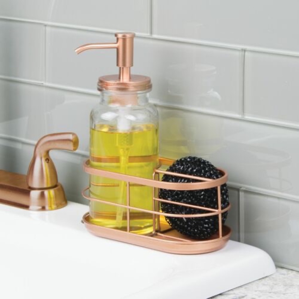 Counter Soap Pump with Sponge Caddy